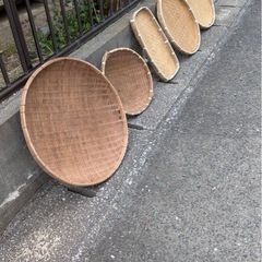 竹籠　複数セットの画像
