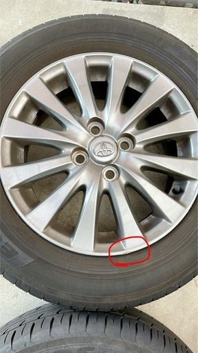タイヤ ノーマルタイヤ ホイール付き  195/65R15 91S