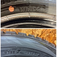 155/65R14🌈人気の軽自動車サイズ🌈深溝スタッドレス4本セットの画像