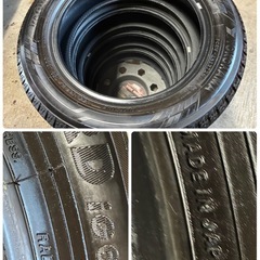お取引き中🙇155/65R14🌈2024年製スタッドレス4本セット🌈来年のストック等に如何でしょうか🙇の画像