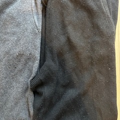 XL　ユニクロ　リブニットパンツの画像