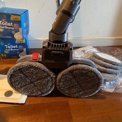 【引取限定】掃除用品セット（スコッチブライト・スプレーモップ等）の画像