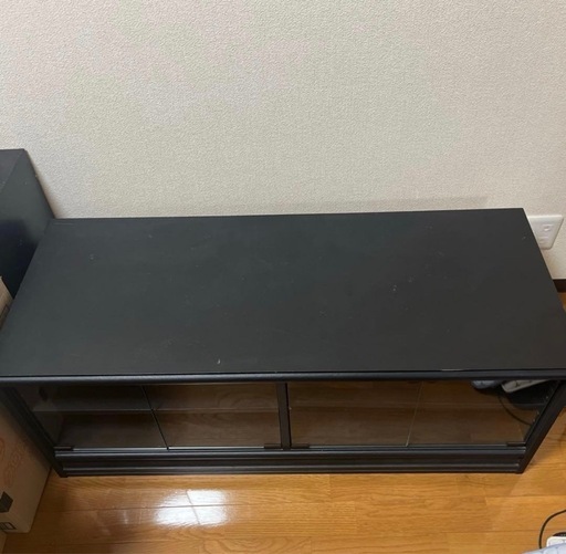2026.8まで　テレビボード　黒