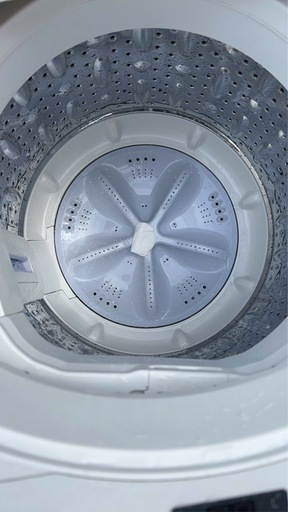 NO B946?福岡市内配送設置無料✨?全自動洗濯機 ベージュ系 ES-GE4E-C [洗濯4.5kg /簡易乾燥(送風機能) /上開