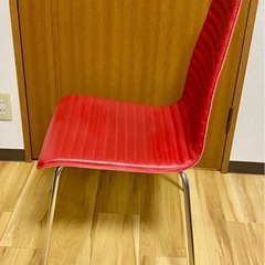 ダイニングチェア 赤【3/31まで】の画像