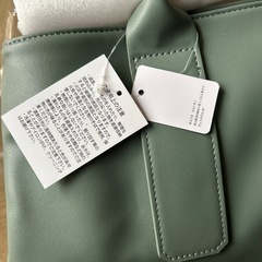 トートバッグ　ミントグリーンの画像