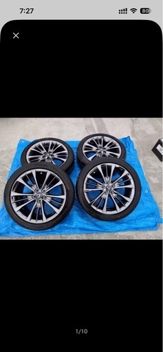 レクサス215/45-17 91W XL サマータイヤホイールセット
