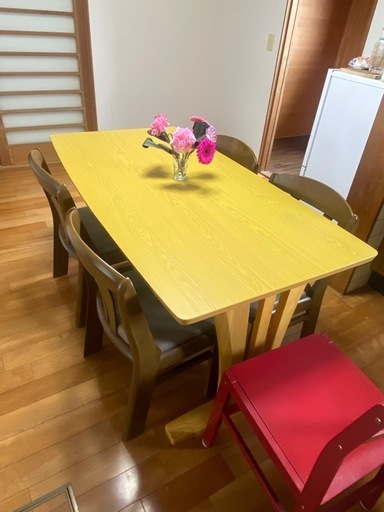 ニトリ　4人ダイニングテーブルセット