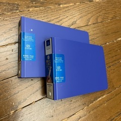 RING FILE B6E(横)  2穴　2冊セット　事務用品　文房具の画像