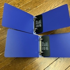 RING FILE B6E(横)  2穴　2冊セット　事務用品　文房具の画像