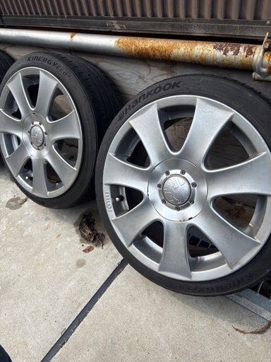 15インチ 6.5j +38 100 マルチ　 アルミホイール　ブリジストン　165/45r15