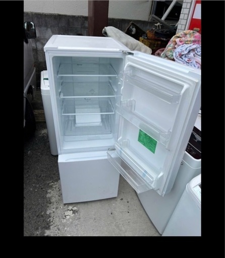 NO B949?福岡市内配送設置無料✨?yselect YRZF15J ヤマダオリジナル ２ドア冷蔵庫 (156L・右開き) ホワイト