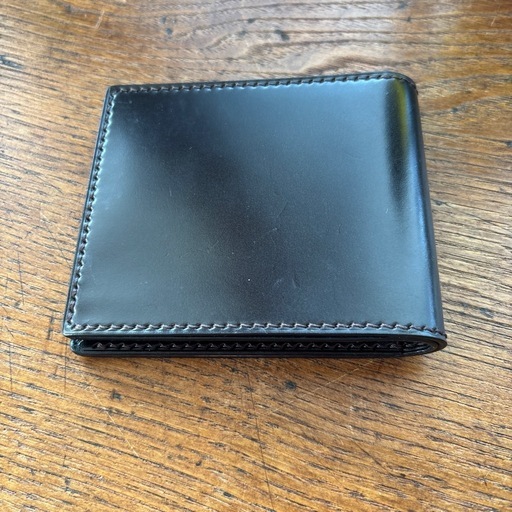 コードバン馬革ハンドメイド2つ折り財布