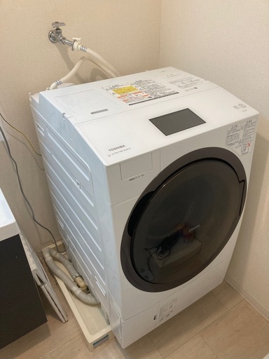 ※3/29まで※【業者歓迎・即引取希望】東芝ドラム式洗濯機 TW127X8 2019年 取り外し搬出込み