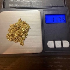 ①鑑定済　K18ネックレスの画像