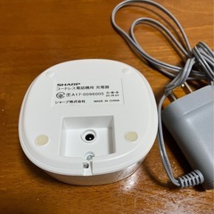 SHARP コードレス電話機　JD-SF3CL-Wの画像