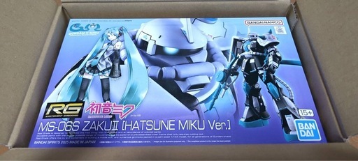 ガンプラRG 1/144 MS-06S ザクII 初音ミクVer.