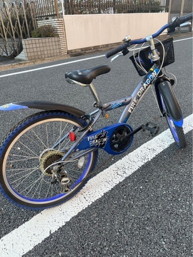 【美品】22インチ 自転車 Fire Dragon（青）?✨