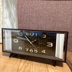 昭和レトロTOKYO CLOCK NO.1802ガレッジ置き時計ジャンク品扱いの画像
