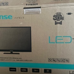 Ｈisense テレビ　リモコン・箱・ケーブル付きの画像