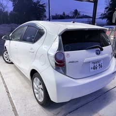 即乗り・程度良好・格安ハイブリッド・車検R9年6月迄・97300㌔・アクア・宮城県からの画像
