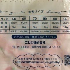 半袖プレオール60〜70新品
の画像