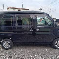 【車検2年付き☆支払総額30万円】平成22年　ダイハツ　ハイゼットカーゴ　クルーズターボ　4WD　AT車　黒　走行距離131,100㎞の画像