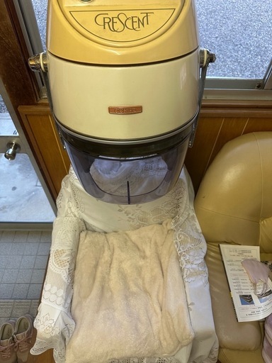 希少 昭和レトロ 美容室用 据え置きヘアドライヤー 椅子付き 動作品 ヴィンテージ ディスプレイ