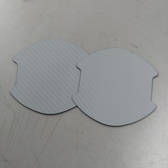 ドアハンドルプロテクター　マグネット　ホワイト　2枚の画像