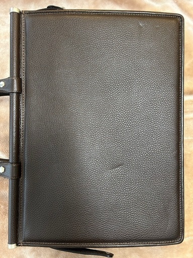 バラスコリVALASCOLIビジネスバッグ ビジネスバック ブリーフケース 書類鞄 bag かばん カバンダークブラウン焦げ茶色レザー