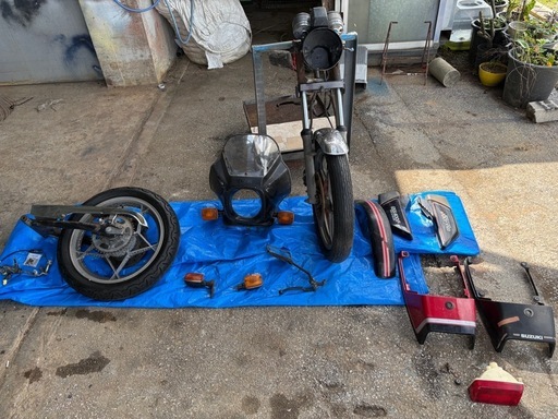 旧車　GSX400F 足回りセット