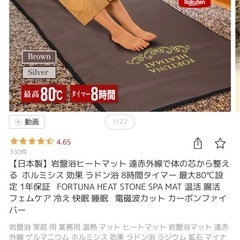 家庭用 岩盤浴ヒートマットの画像