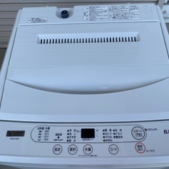 ☆yselect 洗濯機 6.0kg YWM-T60H1 2022年製の画像