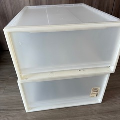 クローゼットケース　2個の画像