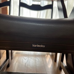 カリモク　ダイニングセット　5点の画像