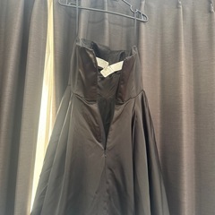 結婚式新婦用ドレス(黒)の画像