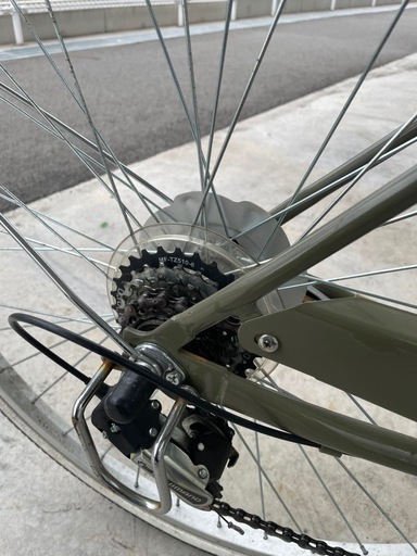 あさひ 26インチ 6段変速 ダイナモライト 自転車
