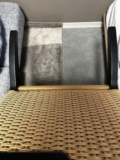 タンスのゲン ペーパーコード ラウンジチェア（ブラック）定価3.5万円