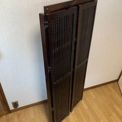 木製折りたたみラックの画像