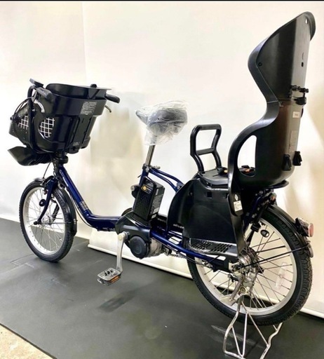 1年保証　送料無料　新型　パナソニック　ギュットミニ　20インチ　紺色　電動アシスト自転車 g324