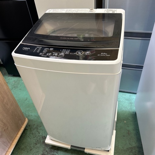 【済】AQUA 洗濯機 5kg 2022年製