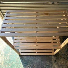 木のラック3段！の画像