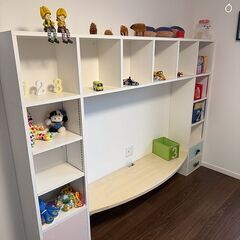 【2,000円】壁面収納テレビボード｜大容量収納｜モデルハウス展示品の画像