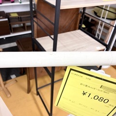 【ドリーム池田】◎ジモティ割7%◎木製ハンガーラック【47751】の画像