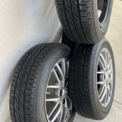 155/65R14 タイヤ付きアルミホイールの画像