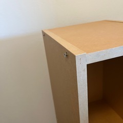 無印良品 パルプボードボックス・スリム・2段/ベージュの画像