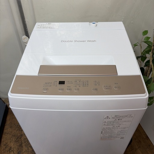 【?買取市場 1年保証】R467 ☀️ 2024年製の高年式♪ TOSHIBA / 東芝 洗濯機（洗濯4.5㎏) AW-45GA4 ⭐