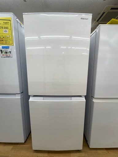 【ドリーム川西店限定】☆ジモティー見たよ割引☆2ドア冷蔵庫 シャープ SJ-D15H-W 152L 2022年製 動作確認済み 【99560000055283】