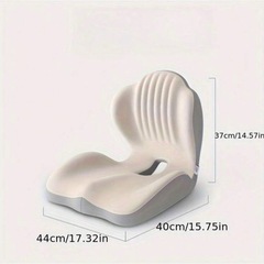 【3/25 18時受け取り限定】オフィスチェア用クッション(座椅子型)の画像