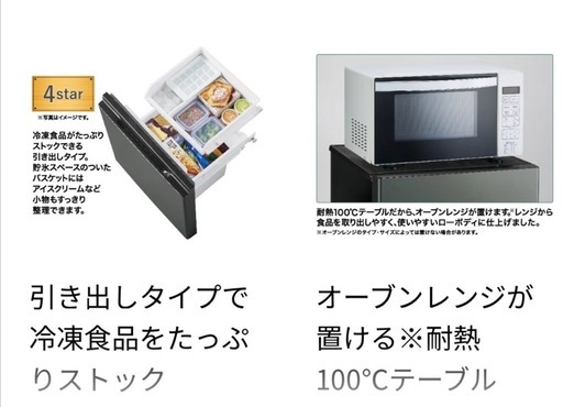 一人暮らしAQUA　137L冷凍冷蔵庫「AQR-14R」